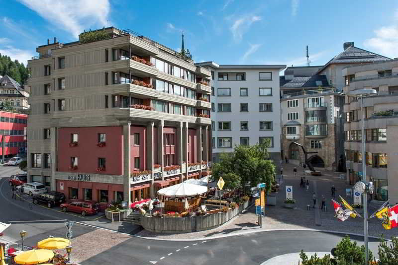 Hauser Hotel Sankt Moritz Esterno foto